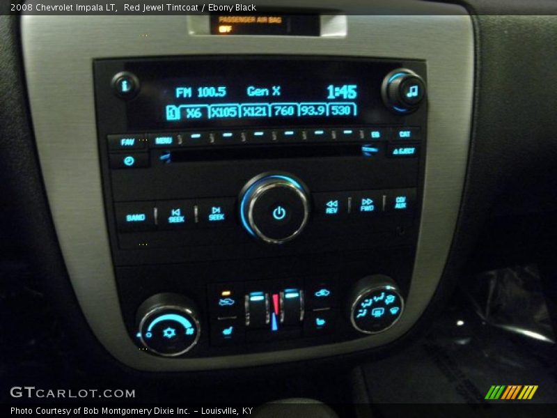 Red Jewel Tintcoat / Ebony Black 2008 Chevrolet Impala LT