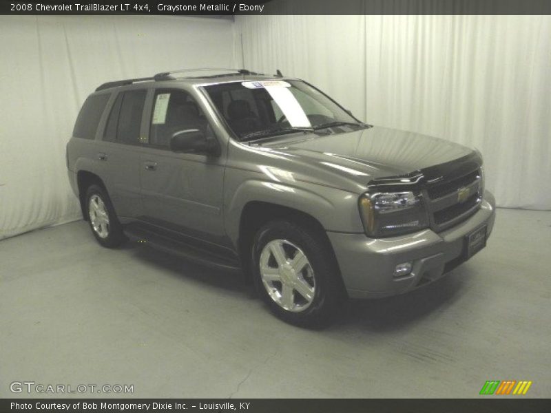 Graystone Metallic / Ebony 2008 Chevrolet TrailBlazer LT 4x4