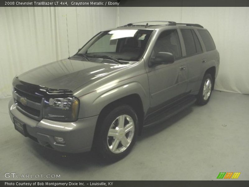 Graystone Metallic / Ebony 2008 Chevrolet TrailBlazer LT 4x4