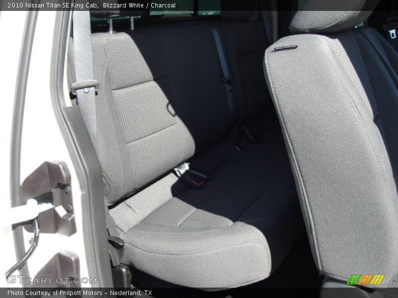 Blizzard White / Charcoal 2010 Nissan Titan SE King Cab