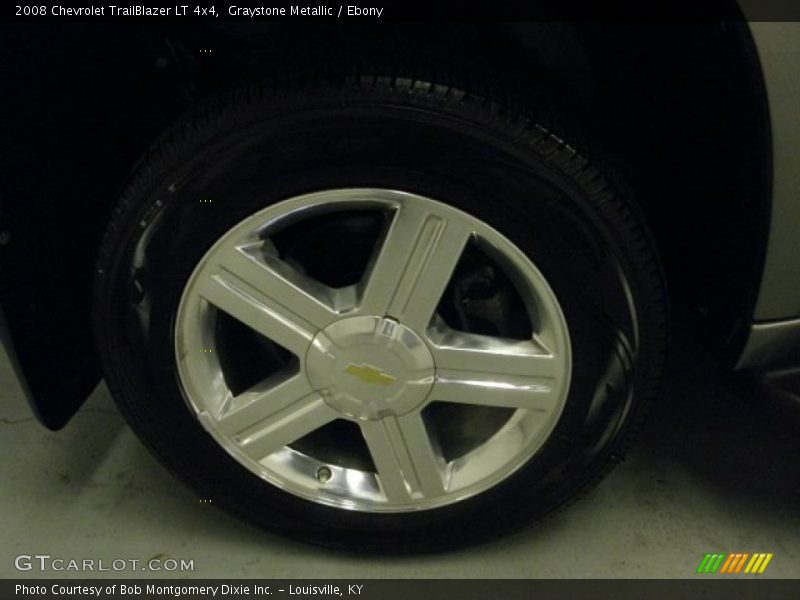 Graystone Metallic / Ebony 2008 Chevrolet TrailBlazer LT 4x4