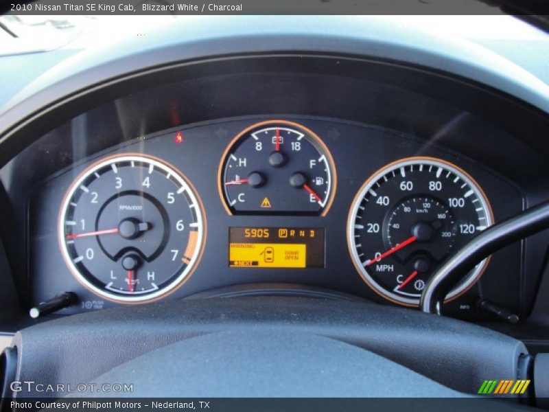  2010 Titan SE King Cab SE King Cab Gauges