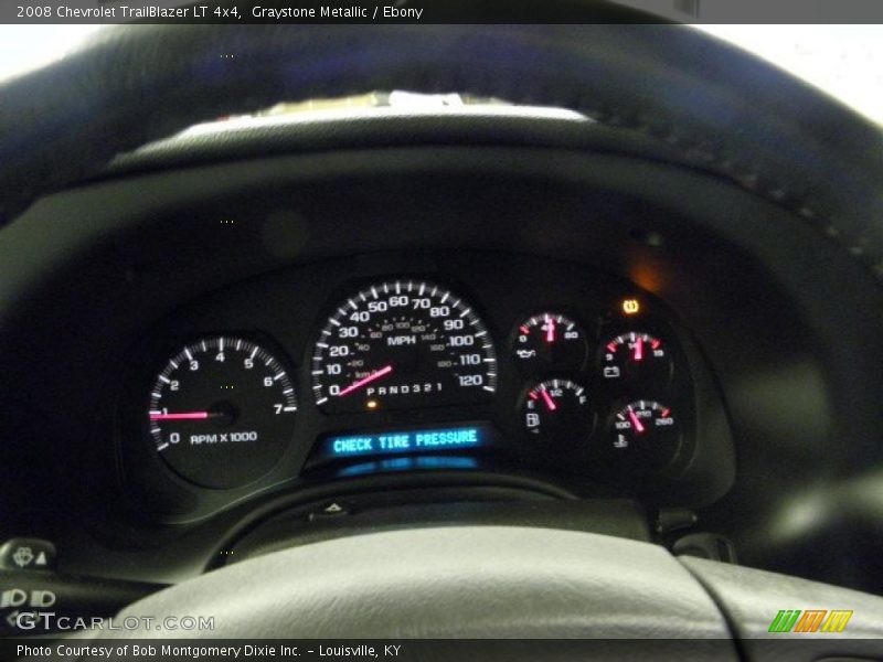 Graystone Metallic / Ebony 2008 Chevrolet TrailBlazer LT 4x4
