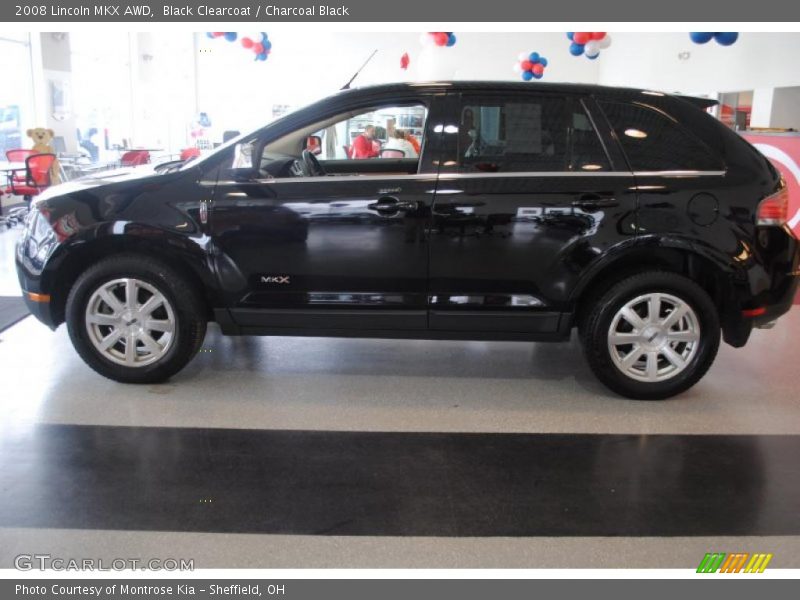 Black Clearcoat / Charcoal Black 2008 Lincoln MKX AWD