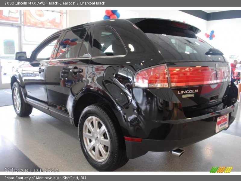 Black Clearcoat / Charcoal Black 2008 Lincoln MKX AWD
