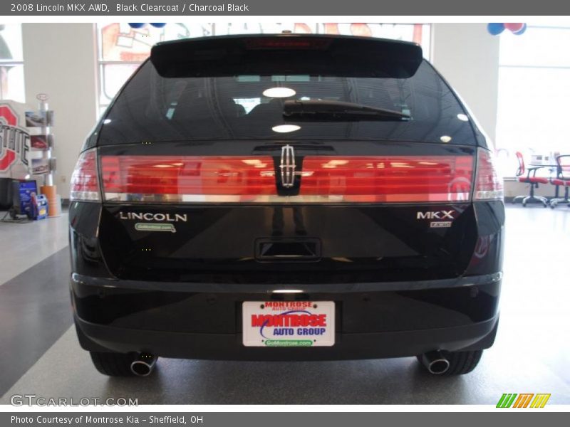 Black Clearcoat / Charcoal Black 2008 Lincoln MKX AWD