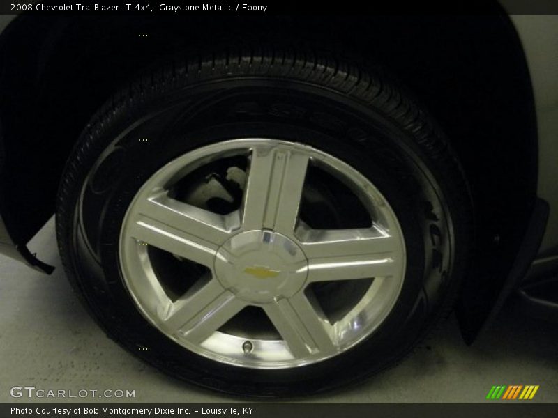 Graystone Metallic / Ebony 2008 Chevrolet TrailBlazer LT 4x4