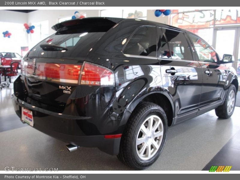 Black Clearcoat / Charcoal Black 2008 Lincoln MKX AWD