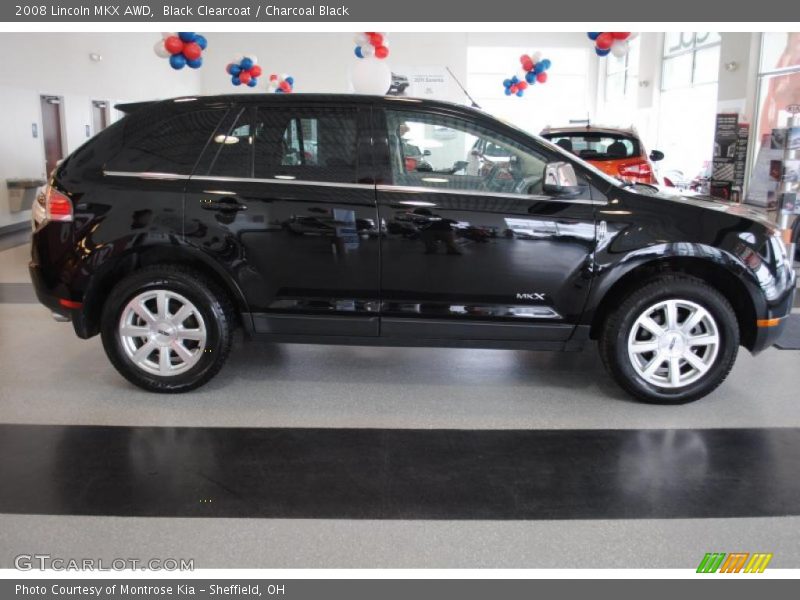 Black Clearcoat / Charcoal Black 2008 Lincoln MKX AWD