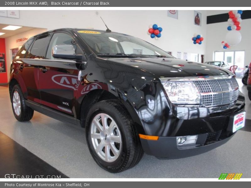 Black Clearcoat / Charcoal Black 2008 Lincoln MKX AWD