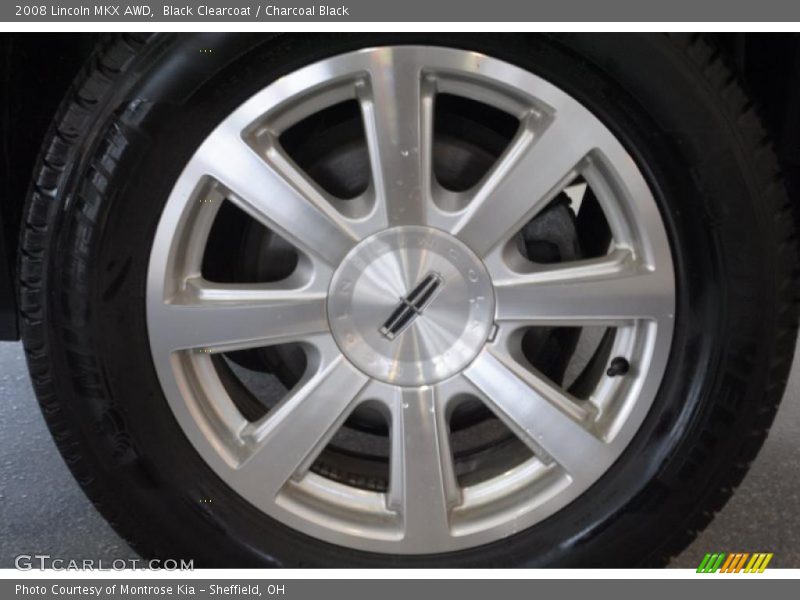 Black Clearcoat / Charcoal Black 2008 Lincoln MKX AWD
