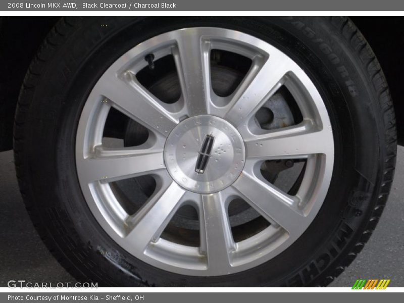 Black Clearcoat / Charcoal Black 2008 Lincoln MKX AWD