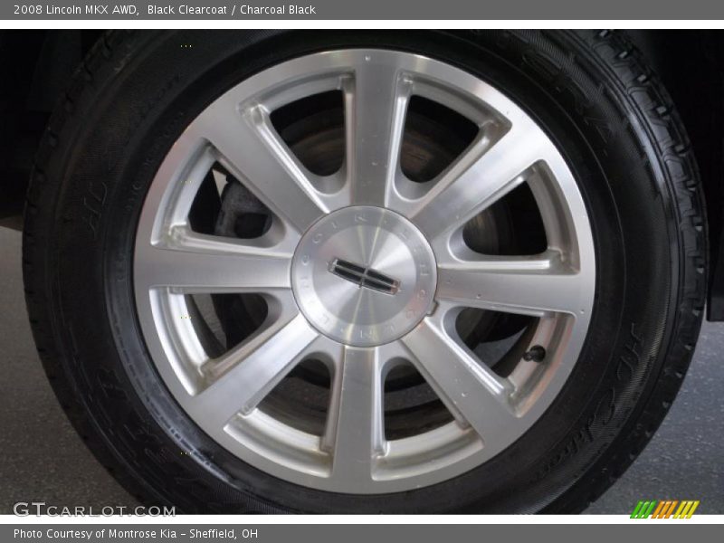 Black Clearcoat / Charcoal Black 2008 Lincoln MKX AWD