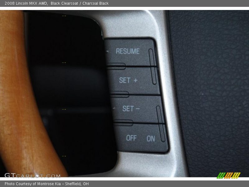 Black Clearcoat / Charcoal Black 2008 Lincoln MKX AWD