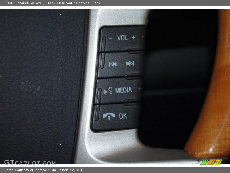 Black Clearcoat / Charcoal Black 2008 Lincoln MKX AWD