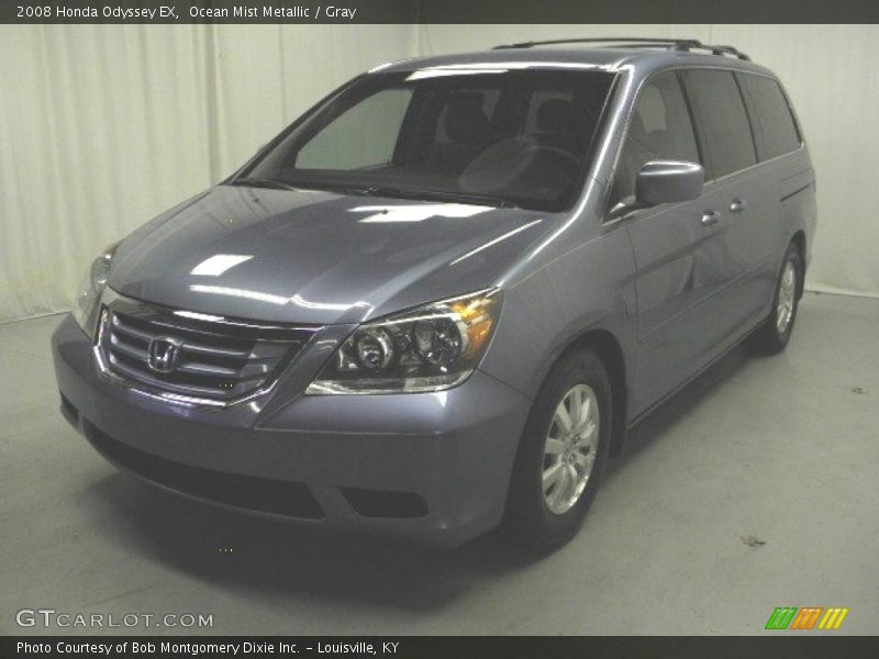 Ocean Mist Metallic / Gray 2008 Honda Odyssey EX