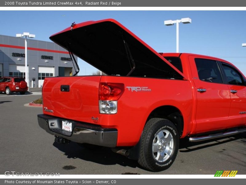 Radiant Red / Beige 2008 Toyota Tundra Limited CrewMax 4x4