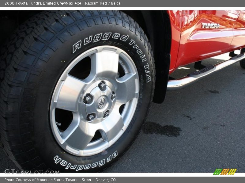 Radiant Red / Beige 2008 Toyota Tundra Limited CrewMax 4x4