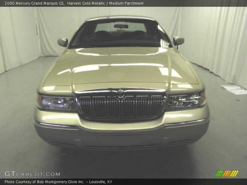 Harvest Gold Metallic / Medium Parchment 2000 Mercury Grand Marquis GS