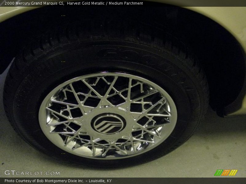 Harvest Gold Metallic / Medium Parchment 2000 Mercury Grand Marquis GS
