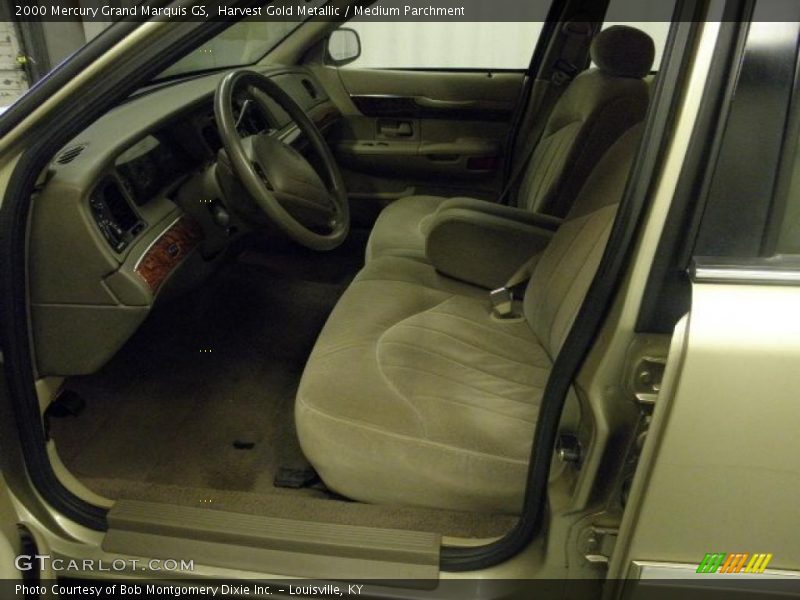 Harvest Gold Metallic / Medium Parchment 2000 Mercury Grand Marquis GS