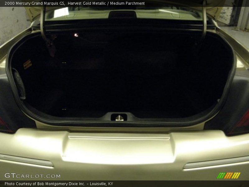 Harvest Gold Metallic / Medium Parchment 2000 Mercury Grand Marquis GS