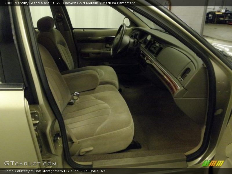 Harvest Gold Metallic / Medium Parchment 2000 Mercury Grand Marquis GS
