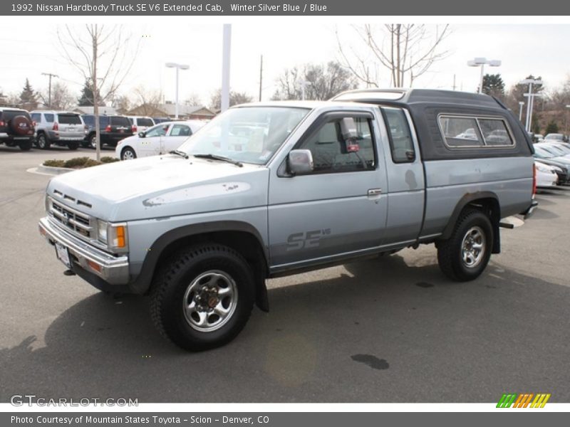  1992 Hardbody Truck SE V6 Extended Cab Winter Silver Blue