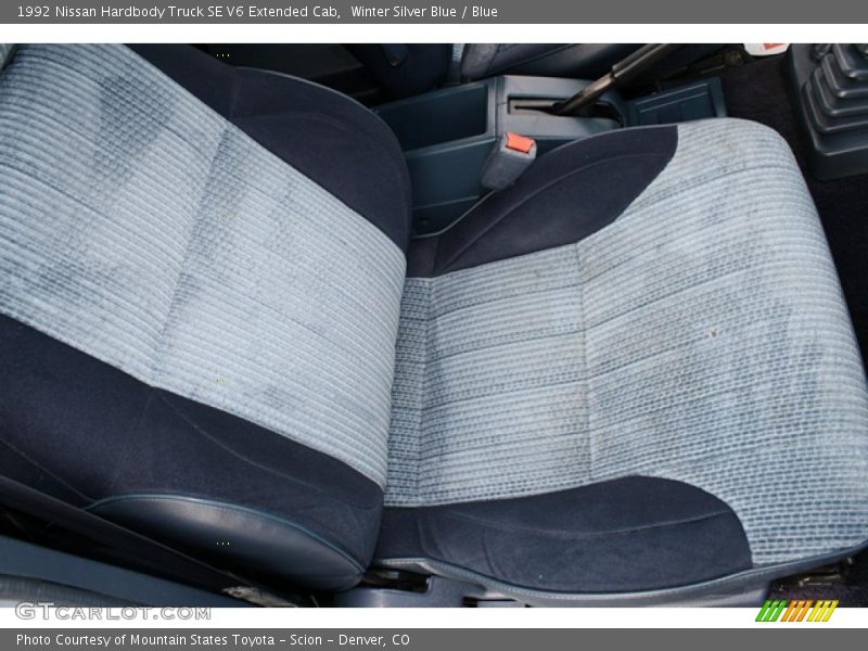  1992 Hardbody Truck SE V6 Extended Cab Blue Interior
