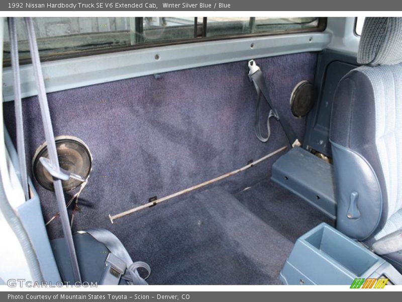  1992 Hardbody Truck SE V6 Extended Cab Blue Interior