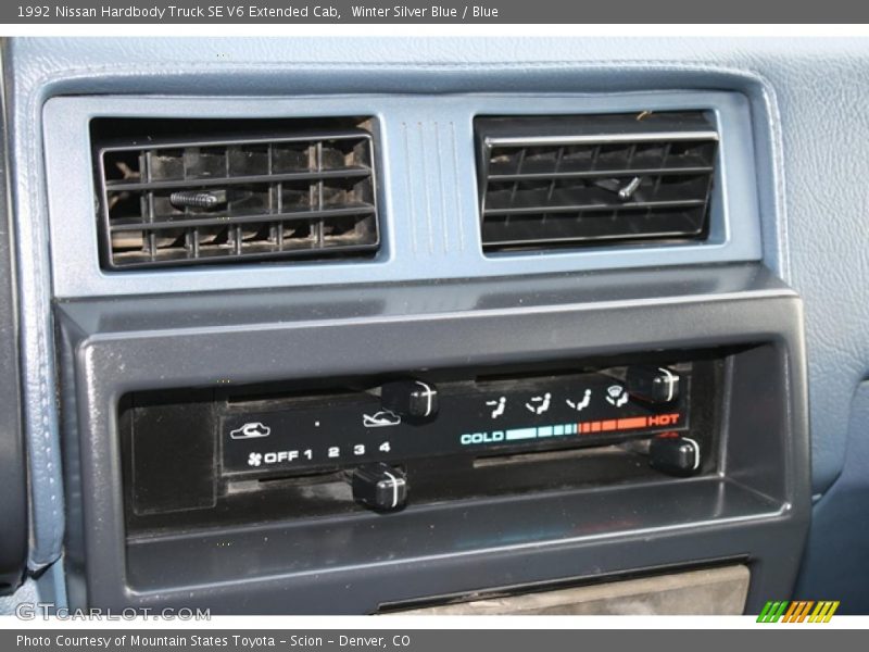 Controls of 1992 Hardbody Truck SE V6 Extended Cab