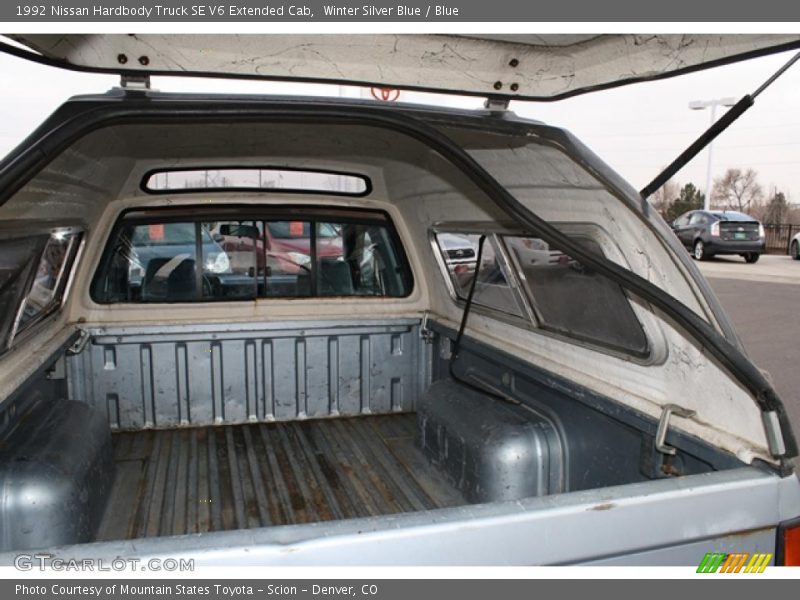 Winter Silver Blue / Blue 1992 Nissan Hardbody Truck SE V6 Extended Cab
