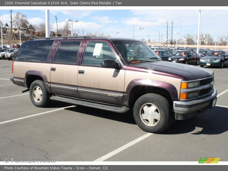  1996 Suburban K1500 4x4 Dark Cherry Red Metallic
