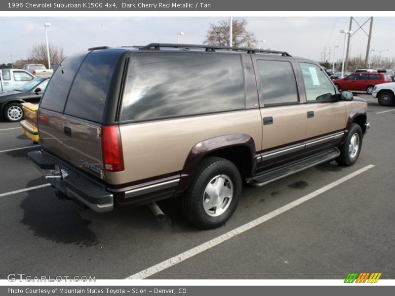  1996 Suburban K1500 4x4 Dark Cherry Red Metallic