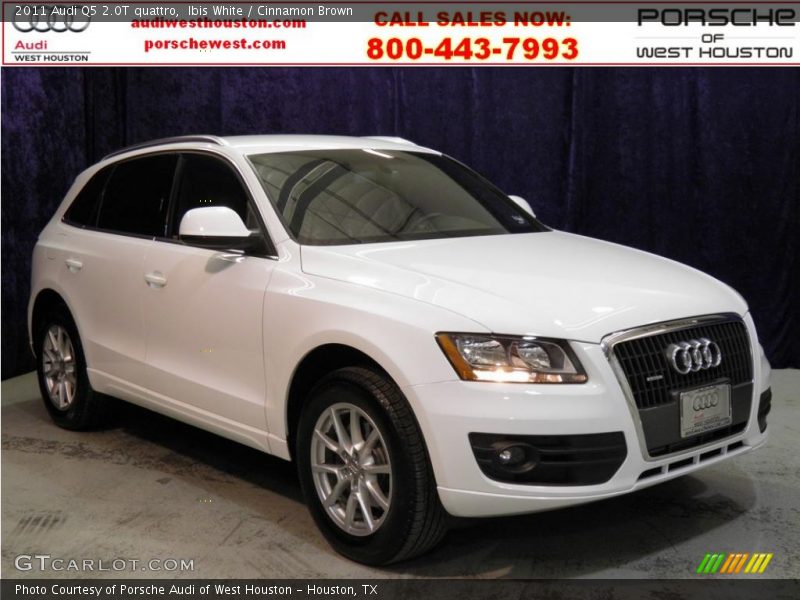 Ibis White / Cinnamon Brown 2011 Audi Q5 2.0T quattro