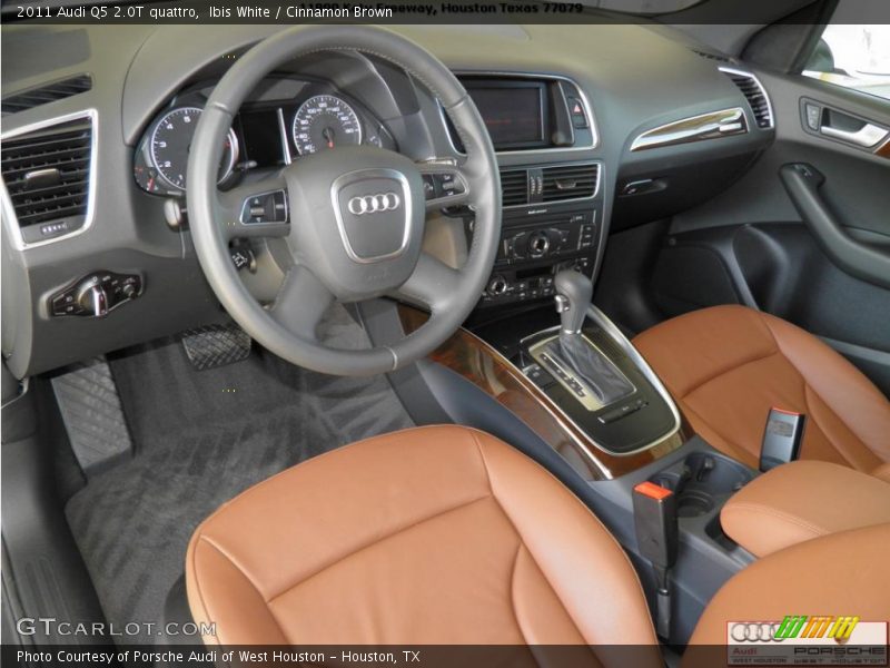 Ibis White / Cinnamon Brown 2011 Audi Q5 2.0T quattro