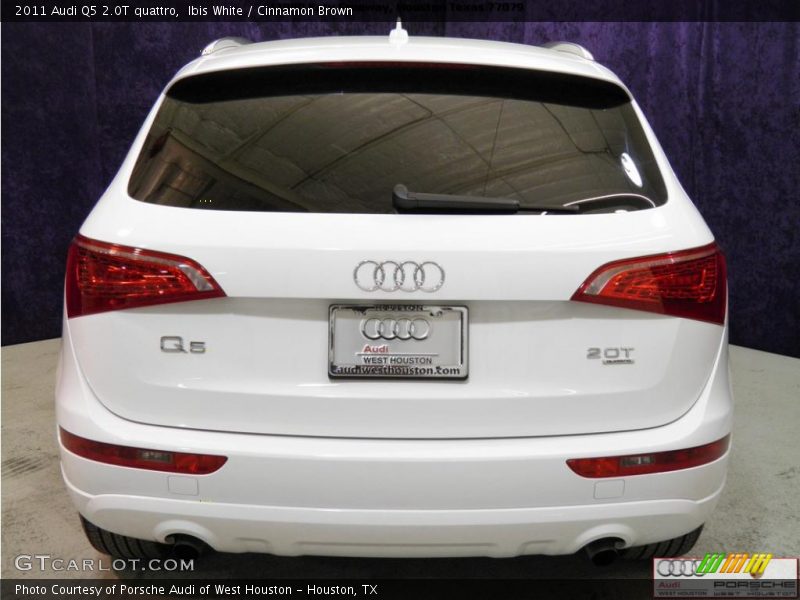 Ibis White / Cinnamon Brown 2011 Audi Q5 2.0T quattro