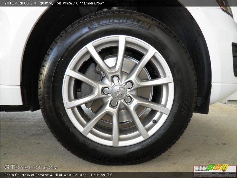 Ibis White / Cinnamon Brown 2011 Audi Q5 2.0T quattro