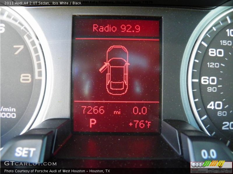 Ibis White / Black 2011 Audi A4 2.0T Sedan