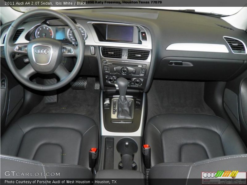 Ibis White / Black 2011 Audi A4 2.0T Sedan