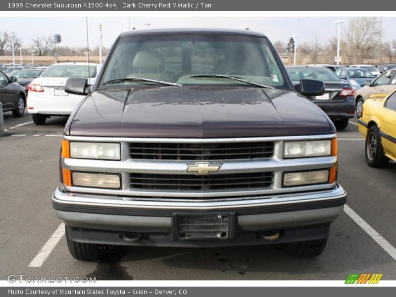  1996 Suburban K1500 4x4 Dark Cherry Red Metallic