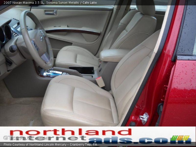 Sonoma Sunset Metallic / Cafe Latte 2007 Nissan Maxima 3.5 SL