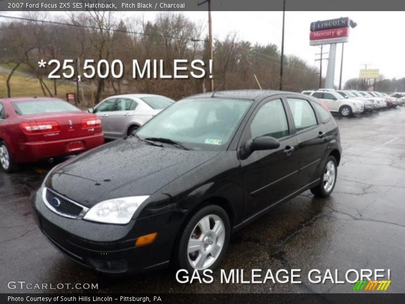 Pitch Black / Charcoal 2007 Ford Focus ZX5 SES Hatchback
