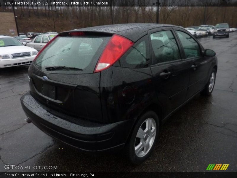 Pitch Black / Charcoal 2007 Ford Focus ZX5 SES Hatchback