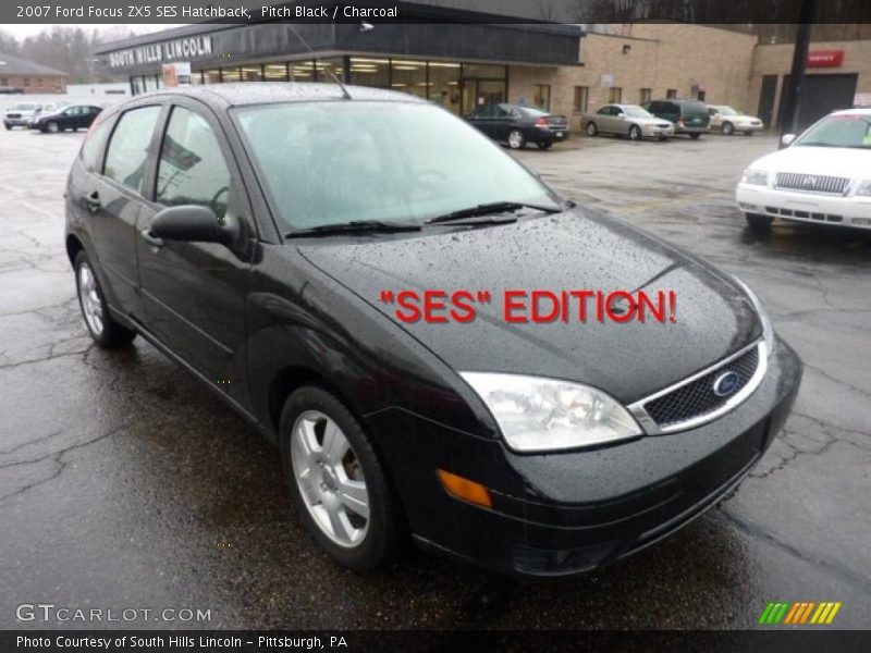 Pitch Black / Charcoal 2007 Ford Focus ZX5 SES Hatchback