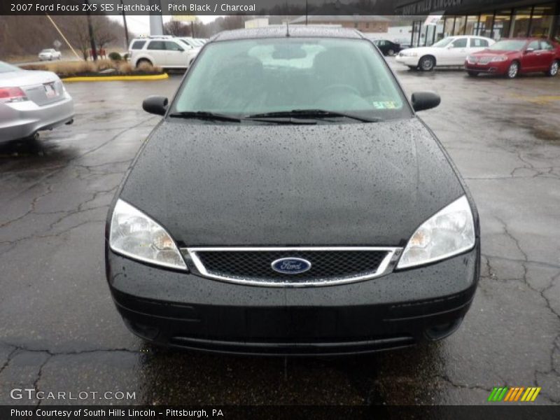 Pitch Black / Charcoal 2007 Ford Focus ZX5 SES Hatchback