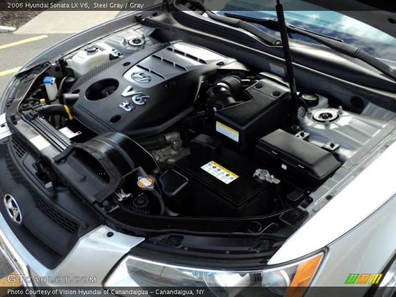 Steel Gray / Gray 2006 Hyundai Sonata LX V6