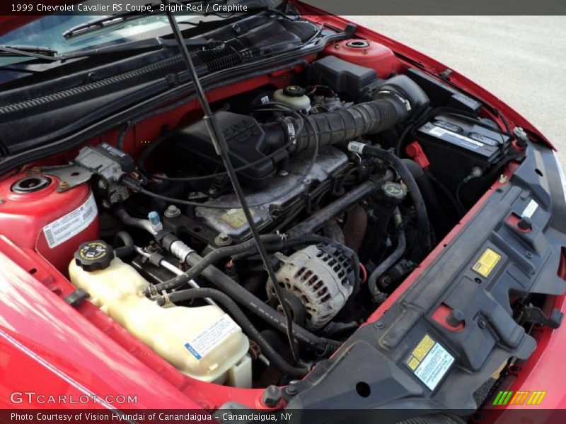  1999 Cavalier RS Coupe Engine - 2.2 Liter OHV 8-Valve 4 Cylinder