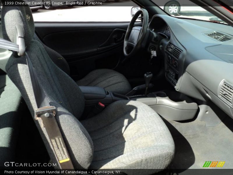 Bright Red / Graphite 1999 Chevrolet Cavalier RS Coupe