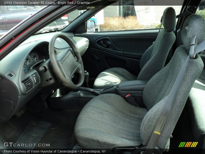  1999 Cavalier RS Coupe Graphite Interior